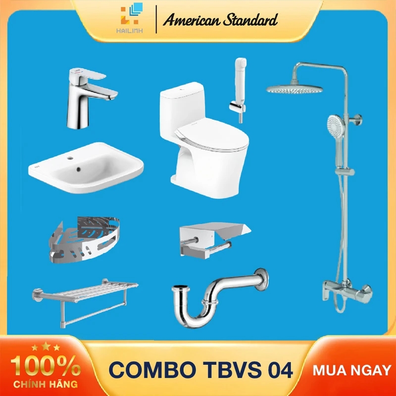 Combo thiết bị vệ sinh American Standard 04
