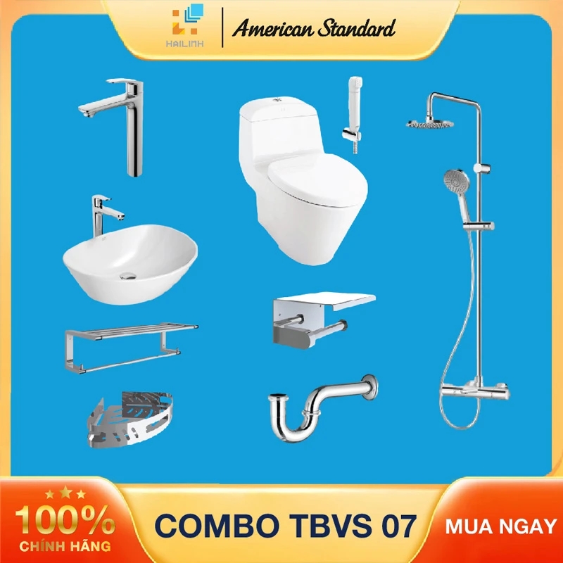 Combo Thiết bị vệ sinh American Standard 07