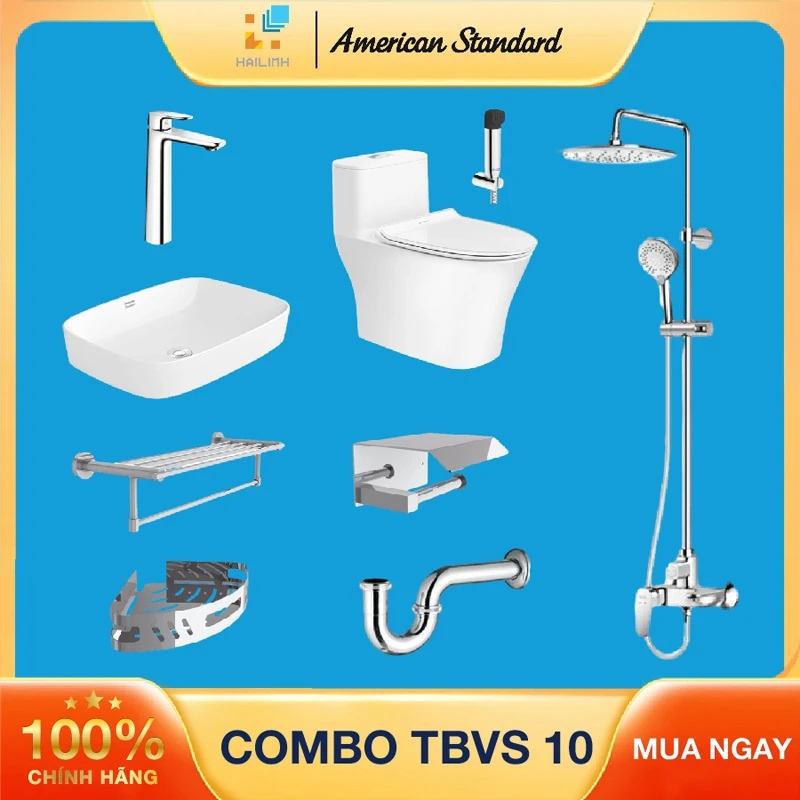 Combo Thiết bị vệ sinh American Standard 10