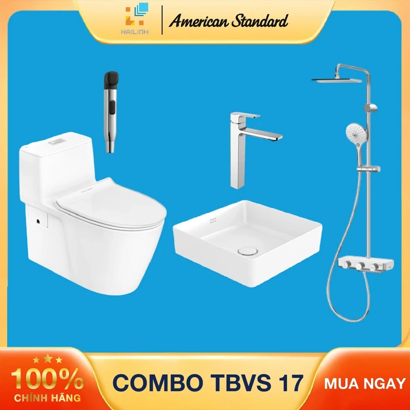 Combo thiết bị vệ sinh American Standard 17