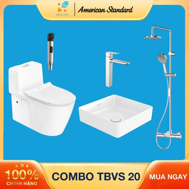 Combo thiết bị vệ sinh American Standard 20