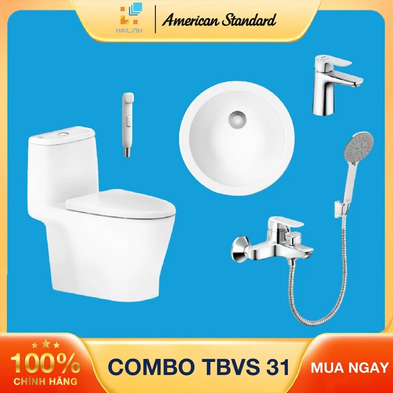 Combo thiết bị vệ sinh American Standard 31