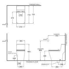 Ảnh Bồn cầu xả không chạm Cotto C103257 5