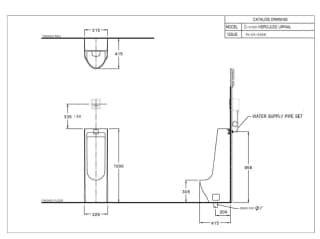 Ảnh Bồn tiểu nam đặt sàn Cotto C31207BI 2