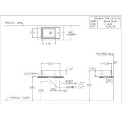 Ảnh Chậu rửa dương bàn Cotto C0032 2