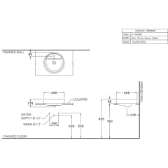 Ảnh Chậu rửa dương bàn Cotto C00380 MBK 2