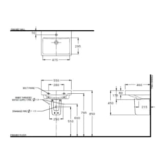 Ảnh Chậu rửa chân lửng Cotto C0156/C420 2