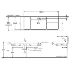 Ảnh Chậu rửa dương bàn COTTO CPW0502 MTP 2