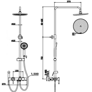 Ảnh Sen tắm cây nóng lạnh COTTO CT3003WOS 2