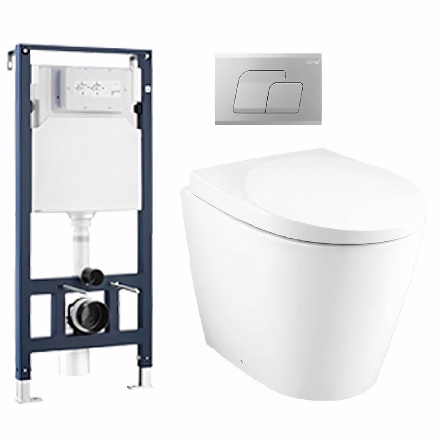 Bồn cầu âm tường Cotto SC19517(F)+C962000+C942100