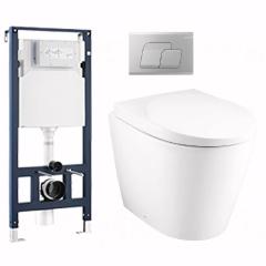 Bồn cầu âm tường Cotto SC19517(F)+C962000+C942100