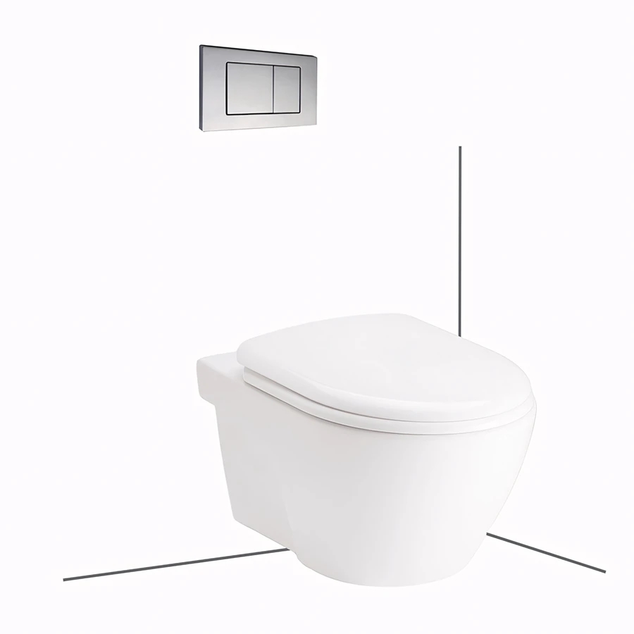 Bồn cầu âm tường Cotto SC198517(F)