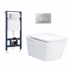 Ảnh Bồn cầu âm tường Cotto SC198717(F)+C962100+C942100 1