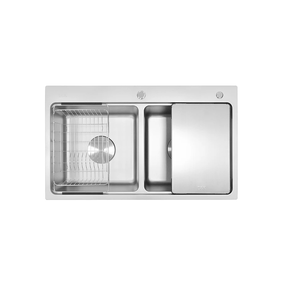 Chậu rửa bát 2 hố D&K KS8651T