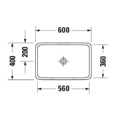 Ảnh Chậu rửa đặt bàn Duravit 2383600079 2