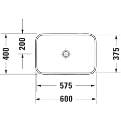 Ảnh Chậu rửa đặt bàn Duravit 2359601300 2