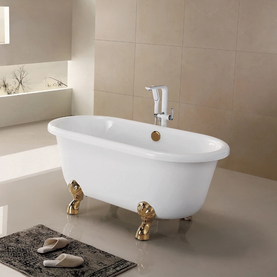 Bồn tắm NOFER NG-1716 (White+Chrome)-17