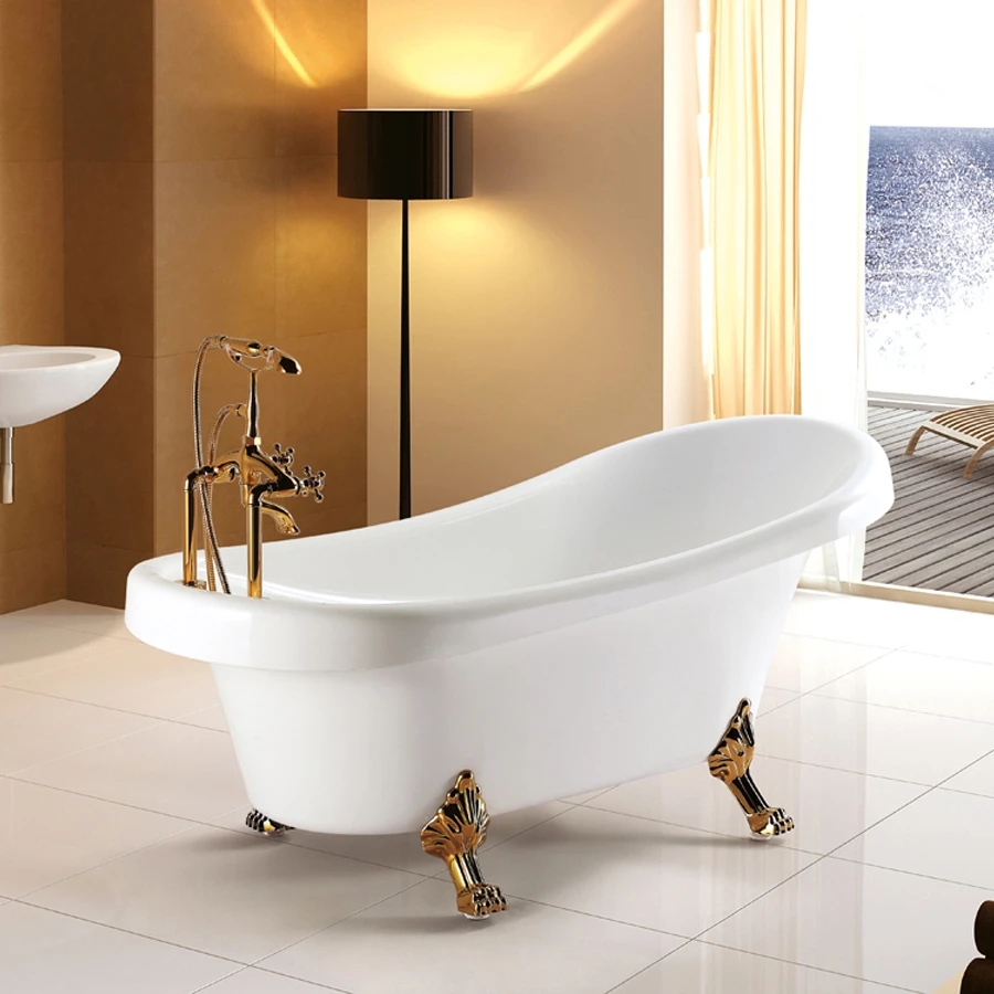 Bồn tắm NOFER NG-1718-1785-(Gold + Vòi)