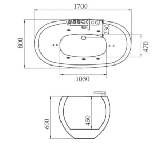 Ảnh Bồn tắm Massage Govern JS-6204 2