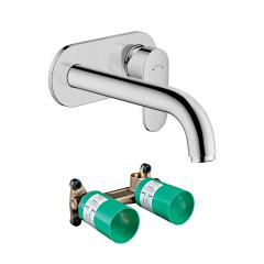 Vòi chậu gắn tường Hansgrohe 71576007+13622180