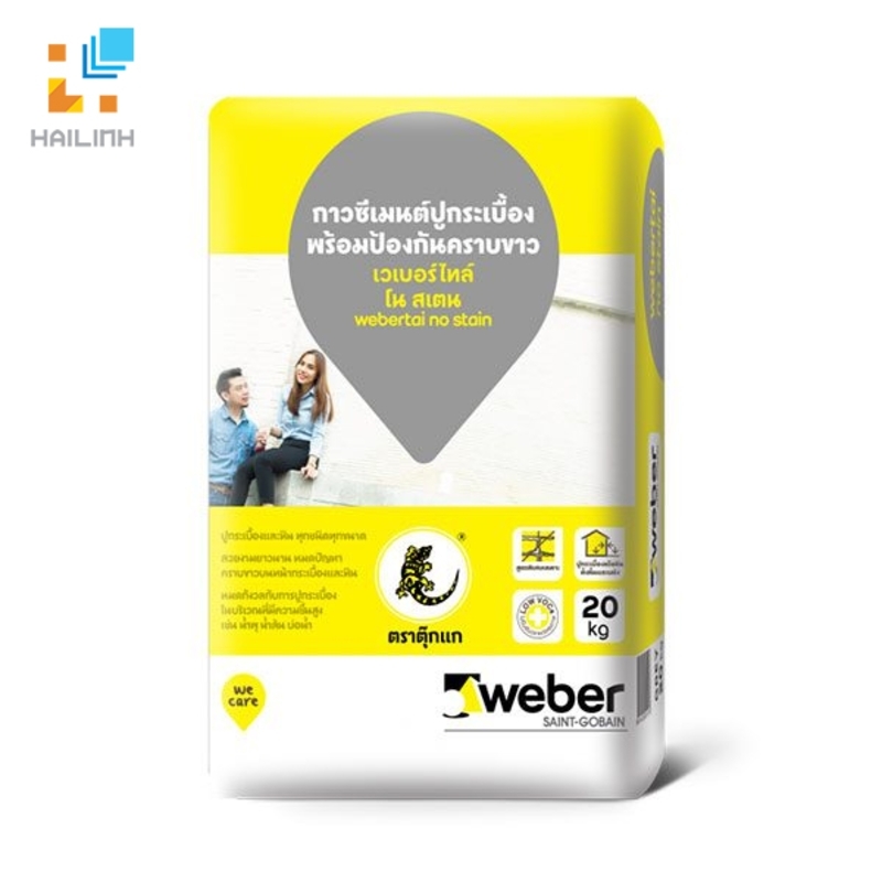 Keo dán gạch Weber.tai NO STAIN