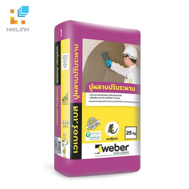 Vữa  Weber base levelling plaster