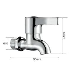 Ảnh Vòi lạnh gắn tường JOMOO 7116-183/1C-I011 2