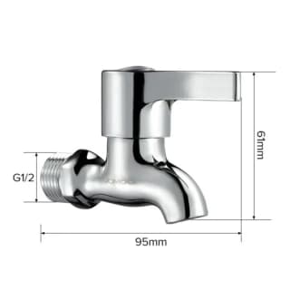 Ảnh Vòi lạnh gắn tường JOMOO 7116-183/1C-I011 2