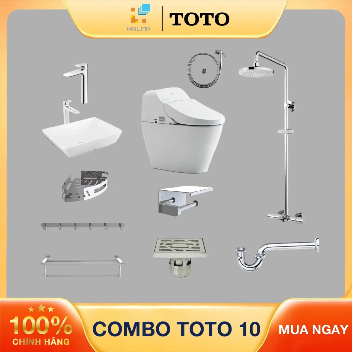 Combo thiết bị vệ sinh TOTO 10