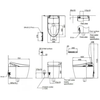 Ảnh Bồn cầu thông minh TOTO CS989VT/TCF9788WZ/T53P100VR 2