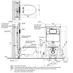 Ảnh Bồn cầu thông minh TOTO CW812REA/TCF23460AAA/WH172AT/TCA465/MB174P 2