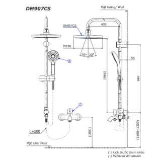 Ảnh Sen cây nóng lạnh TOTO DM907CS/TBS04302V/TBW07012A 2