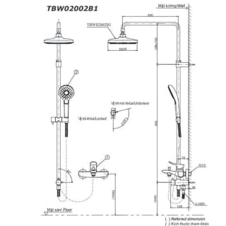 Ảnh Sen cây nóng lạnh TOTO TBW02002BA/TBG02302VA/TBW02017A 2