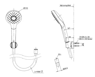 Ảnh Sen tắm nóng lạnh TOTO TBG01302VA/TBW01008V 2