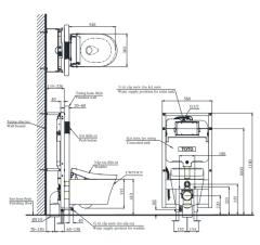Ảnh Bồn cầu thông minh TOTO CW553C/TCF34570GAA/WH172AAT/TCA502/MB170P 2