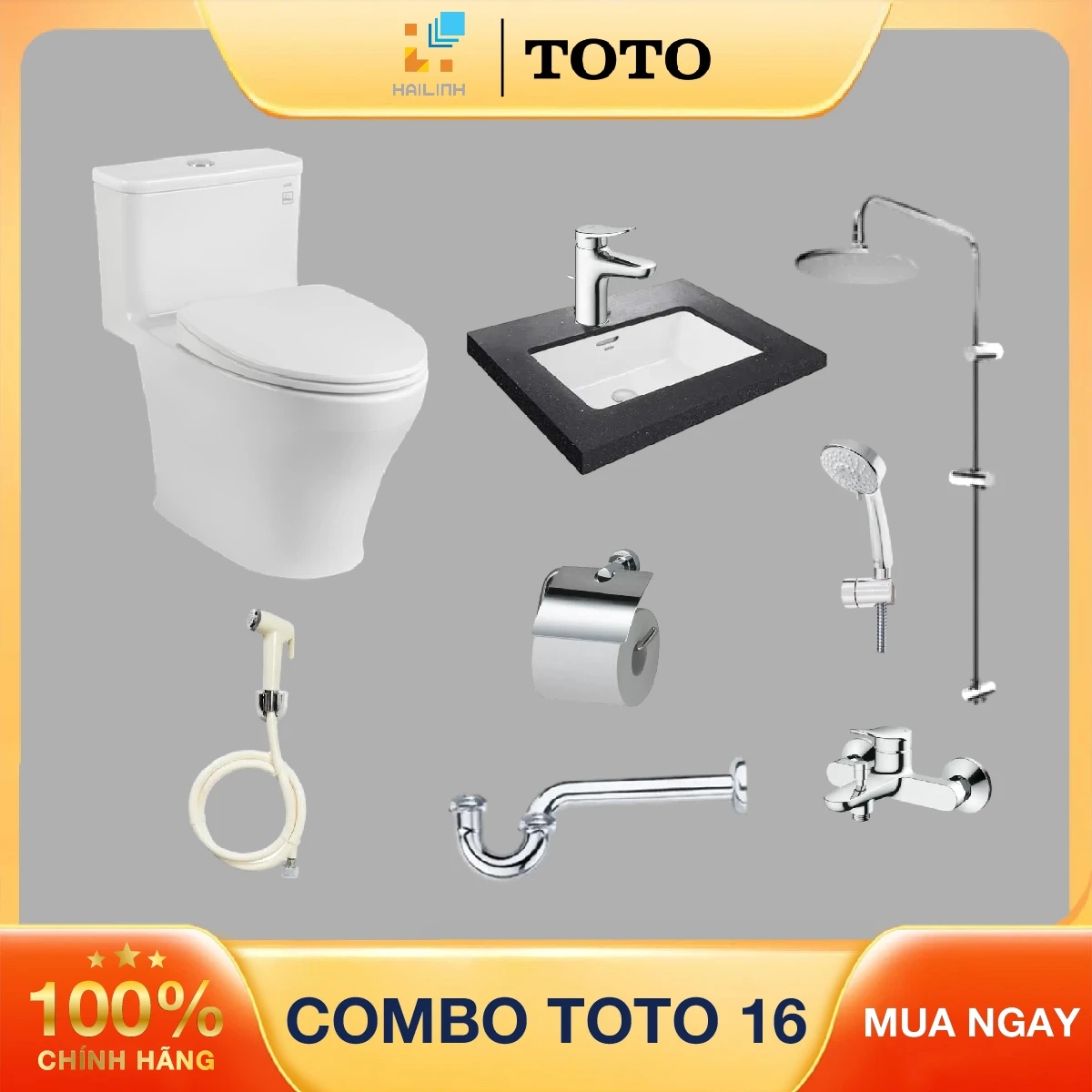 Combo thiết bị vệ sinh TOTO 16