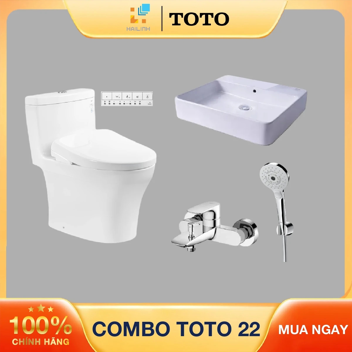 Combo thiết bị vệ sinh TOTO 22