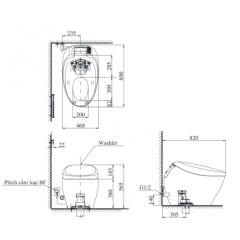 Ảnh Bồn cầu thông minh TOTO CS901KVT/T53P100VR 2