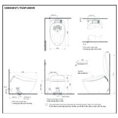 Ảnh Bồn cầu thông minh TOTO CS903KVT/T53P100VR 2