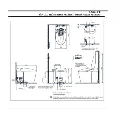 Ảnh Bồn cầu thông minh TOTO CS921VT/TCF83410GAA/T53P100VR 2