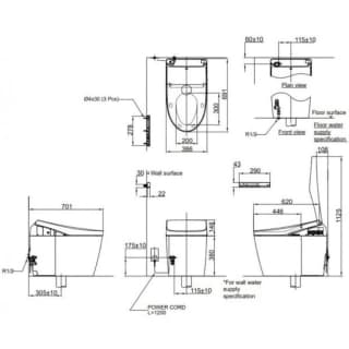 Ảnh Bồn cầu thông minh TOTO CS989VT/TCF9768WZ/T53P100VR 2