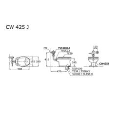 Ảnh Bồn cầu thông minh TOTO CW425J/TV150NLJ/T82C32/TC30A/T53P100VR/T53RV1 2