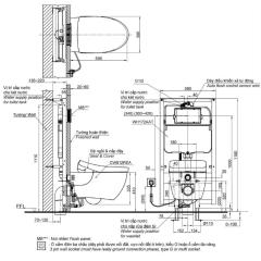 Ảnh Bồn cầu thông minh TOTO CW812REA/TCF4911EZ/WH172AT/TCA465/MB174P 2