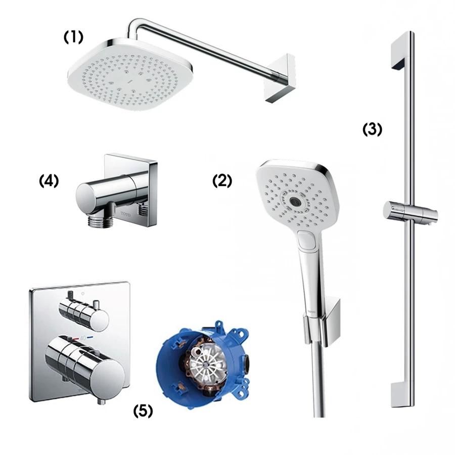 Sen tắm âm tường TOTO TBW07003A/TBW01010V/TBG01001B/TBG01304BA/TBN01001B/TBV02103B/TBN01002B/TBW02013B/TBW07019A