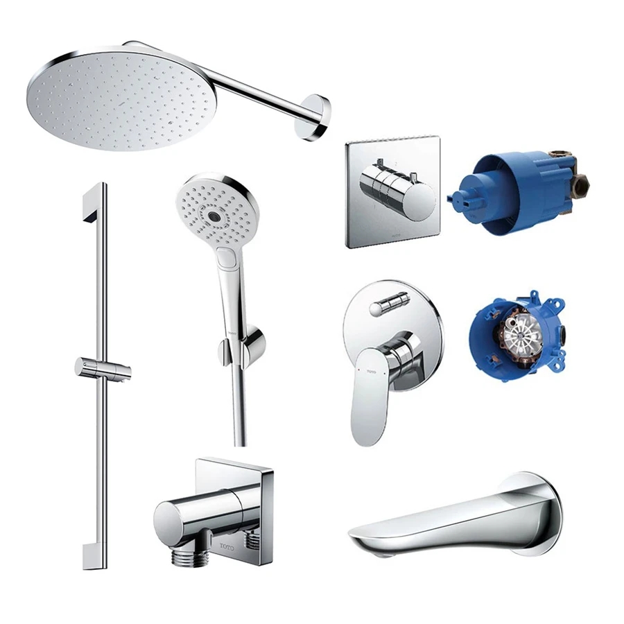 Sen tắm âm tường TOTO TBW07003A/TBW07009A/TBW07017A (x4)/TBV01102B/TBN01101B/TBV01406B/TBN01001B/TBW02013B/TBW07019A