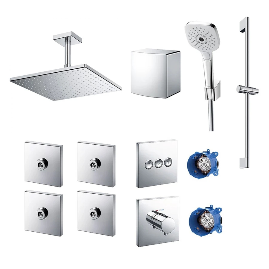 Sen tắm âm tường TOTO TBW08003A1/TBW08008A (x4)/TBW02006V/TBW08009A/TBW07018A/TBV02105B/TBN01001B (x2)/TBV02402B