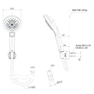 Ảnh Sen tắm nóng lạnh TOTO TBG01302VA/TBW01035V 3