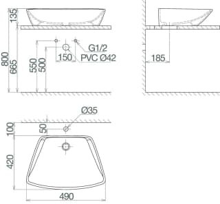 Ảnh Chậu rửa Viglacera CD16 2