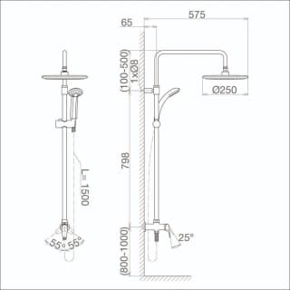 Ảnh Sen tắm cây lạnh Viglacera VG594 6