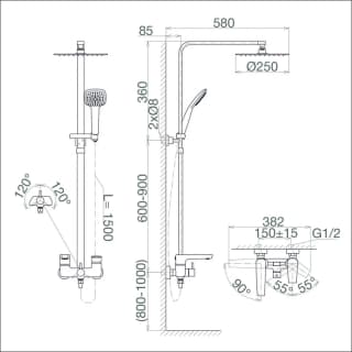 Ảnh Sen tắm cây Viglacera VG593 6